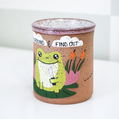 Pre-Order Frog with Knife Cup (No Handle)
