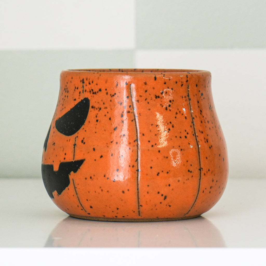 Preorder:orange Love Handmade Ceramic Mug-clay Mug Handmade